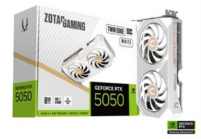 כרטיס מסך - ZOTAC GAMING GeForce RTX 5050 Twin Edge OC White Edition