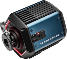 בסיס להגה מירוצים Thrustmaster T818 – יחידה כחולה-כהה עם הדגשים שחורים ותאורה אדומה מקדימה