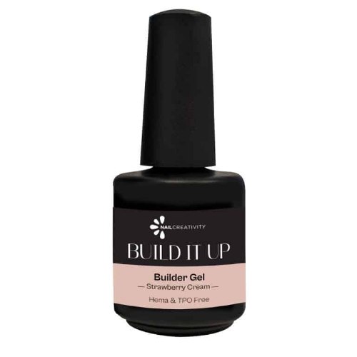 ג’ל בנייה בבקבוק גוון סטרוברי קרם- BUILD IT UP Strawberry Cream NAIL CREATIVITY