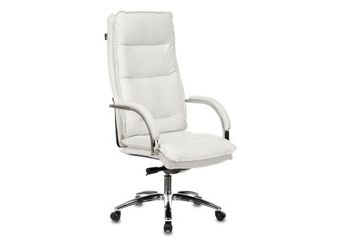 כיסא משרדי - BUROCRAT T-9927SL - לבן שנהב