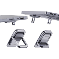 מעמד מתכוונן ללפטופ Hagibis Laptop Stand Adjustable Height for Desk, Portable Invisible Laptop Riser