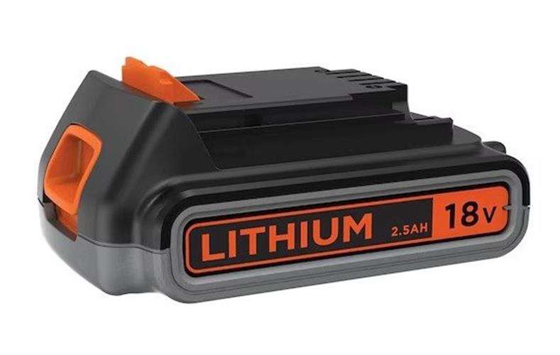 סוללת ליטיום נטענת מבית בלאק אנד דקר Black+Decker BL2518-XJ 18V 2.5Ah