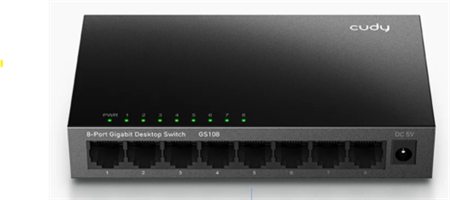 (מתכת) CUDY 8-Port Gigabit Switch GS108-IL