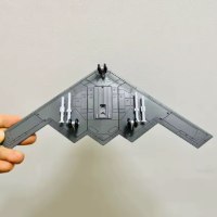 דגם-מטוס-B-2-אמריקאי-בקנה-מידה-1:200-מתכת-5