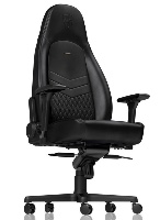 כיסא גיימינג Noblechairs ICON עשוי עור אמיתי בצבע שחור