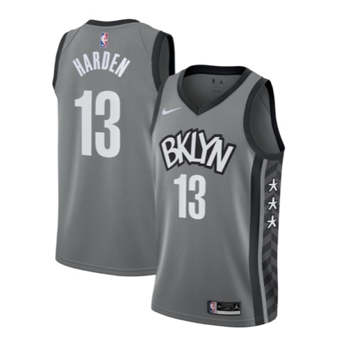 Brooklyn Nets Statement Swingman Jersey - 13#James Harden