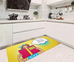 שטיח למטבח או לאמבט עשוי p.v.c מידה 50/120