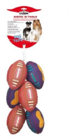 צעצוע רוגבי לכלב מצפצף 19 ס”מ