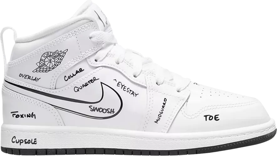 Air Jordan 1 Mid PS Schematic