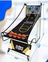 מתקן כדורסל אלקטרוני מתקפל עם תאורה163X170X67 סמ 51173 מבית קפיץ קפוץ