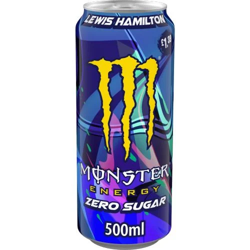 משקה אנרגיה מונסטר לואיס המילטון כחול 💙 500 מל