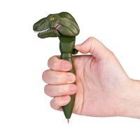 עט דינוזאור נוגס Dinosaur Biting Pen – מיקס צבעים