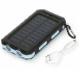 כחול - סוללת גיבוי ניידת סולארית Zeero Ultra Charge 10,000mAh