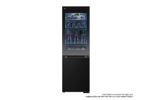 מקרר מקפיא תחתון LG דגם R-2B394BINS נירוסטה מושחרת אל ג'י