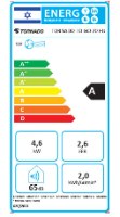 מזגן נייד TORNADO 16000BTU דגם TO GO-20 EU קירור בלבד טורנדו
