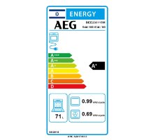תנור אפייה בנוי 71 ליטר Aeg BEE233115M תוצרת גרמניה