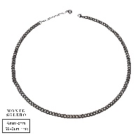 Cono necklace Black 6mm