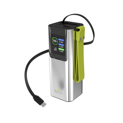 סוללת גיבוי 20,000mAh בעוצמה 100W עם כבלים מובנים - DS PB 2100 חברת Discovery