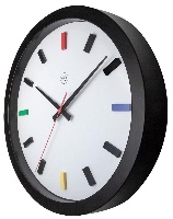 שעון קיר - MIX - קווים צבעוניים 36 ס"מ 3D