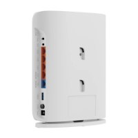 ראוטר TP-Link BE7200 WiFi 7 Dual-Band Archer BE450 – ראוטר לבן המוצג מצדו האחורי עם כניסות רשת USB 3 0 וכניסת חשמל
