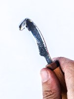 סכין מעוקלת לגילוף כפות hook knife 5   Compound curve