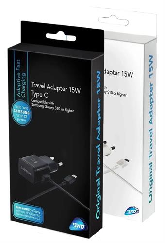 מטען 15W עם כבל באורך 1.5 מטר USB Type-C מבית Samsung