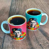 מארז זוג ספלי אספרסו פרידה קאלו Frida Kahlo