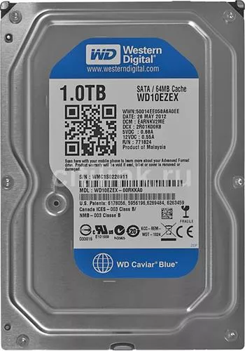 דיסק קשיח-Wd 1T EZEX BLUE