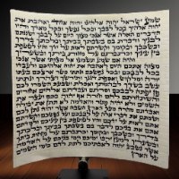 קלף מזוזה מהודר - 12 ס"מ, ספרדי
