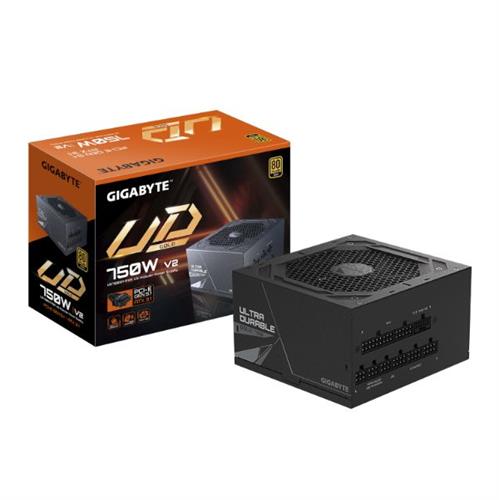 ספק Gigabyte UD750GM PG5 V2 750W 80 Plus Gold PCIE 5.1 ATX 3.1
