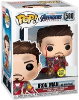 בובת פופ זוהר בחושך Funko Pop! Marvel: Avengers Endgame – Iron Man (I am Iron Man) (Metallic) #580