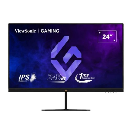 מסך מחשב לגיימרים ViewSonic VX2479A-HD-PRO בגודל 24 אינץ' עם עד 240Hz ו-HDR10