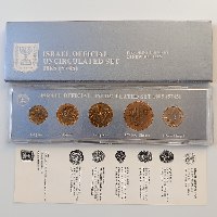 סדרת מטבעות ישראל רגילים, התשמ"ה,(1985)– הסדרה הראשונה בשקל החדש