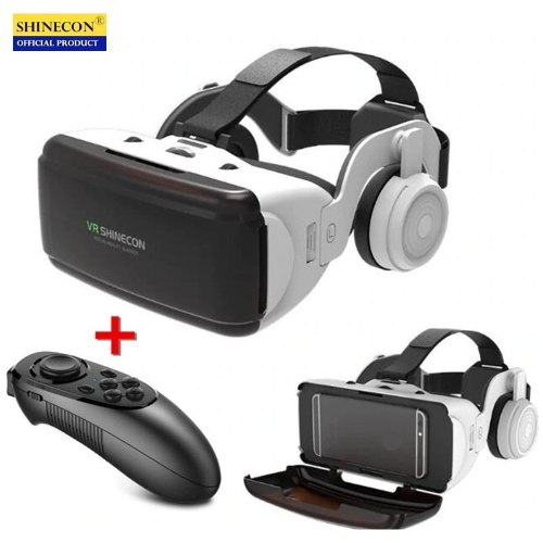 משקפי VR Shinecon G06E עם אוזניות מובנות