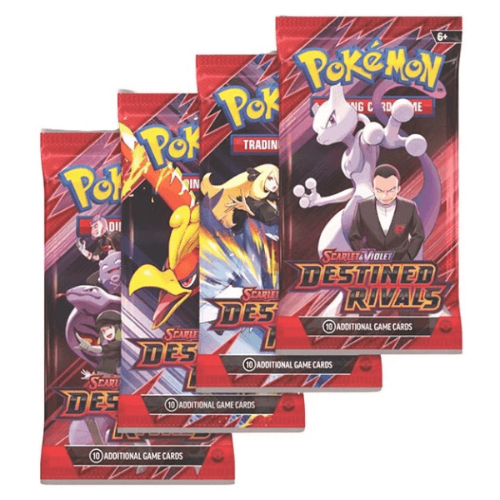 Pokemon TCG:Scarlet & Violet 10 Destined Rivals Booster Pack קלפי פוקימון מקוריים חבילת בוסטר