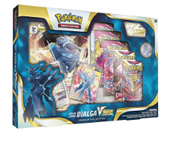 Pokemon TCG:Origin Forme Dialga VSTAR Premium Collection קלפי פוקימון מקוריים מארז סיכה וי-סטאר