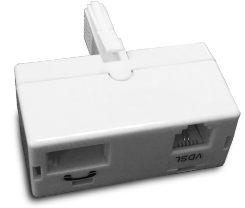 פילטר - מפצל ADSL/VDSL לאינטרנט