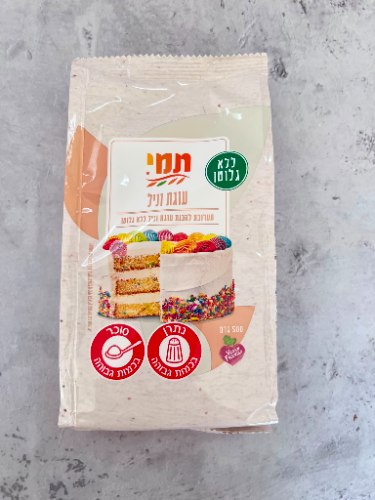 תערובת להכנת עוגת וניל תמי- ללא גלוטן