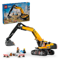 לגו סיטי - מחפר בנייה צהוב - 60420 CITY LEGO