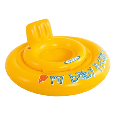 אינטקס - גלגל ים והליכון צהוב לתינוקות גיל 1/2-1