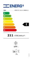 מקפיא 5 מגירות 177 ליטר No Frost דגם RFNE207T31W בקו Beko לבן