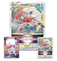 Pokemon TCG:Hisuian Zoroark VSTAR Premium Collection Box Set קלפי פוקימון מקוריים מארז סיכה וי