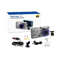 "מצלמת דרך דו‑ערוצית Full HD עם ראיית לילה וחיישן חניה