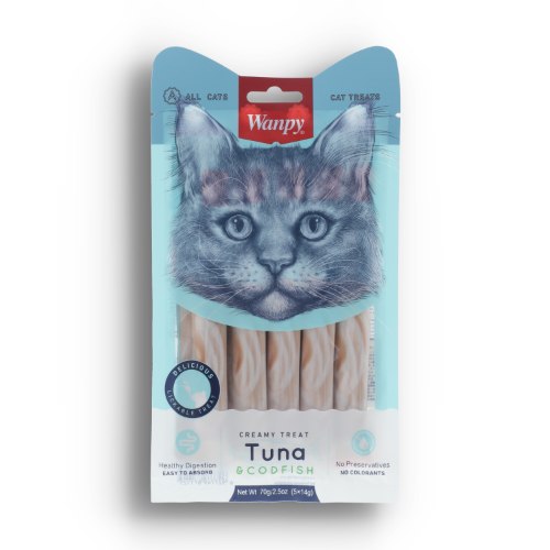 וונפי ליקוקי קרם בטעם טונה ודג קוד 70 גרם