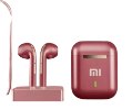 אדום - J18 - אוזניות אלחוטיות Bluetooth TWS