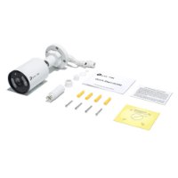 מצלמת צינור Vigi S355 2.8mm 5MP – המצלמה הלבנה ואביזריה מונחים על רקע לבן