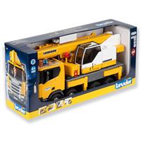 משאית סקניה מנוף ליבהר - Bruder Scania Super 560R Liebherr 03571