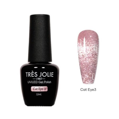 לק ג'ל עין החתול cat eye 3-tres jolie