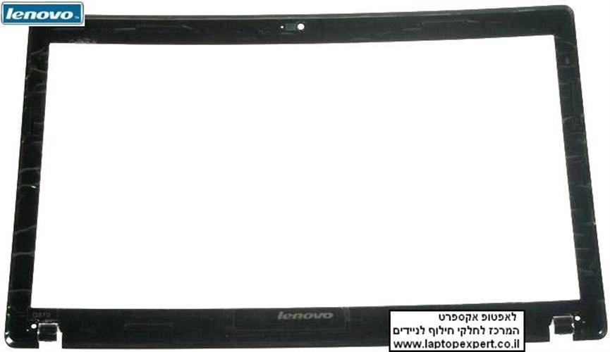 מסגרת פלסטיק מסך למחשב נייד לנובו Lenovo G570 front lcd lid for 15.6" displays, black AP0GM000100