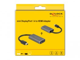 מתאם אקטיבי Delock Active mini DisplayPort 1.4 to HDMI Adapter 8K with HDR
